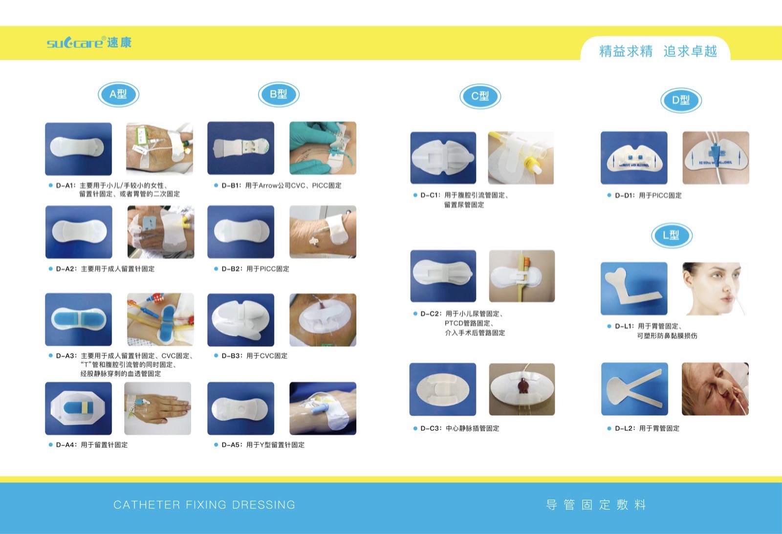 導管固定敷料